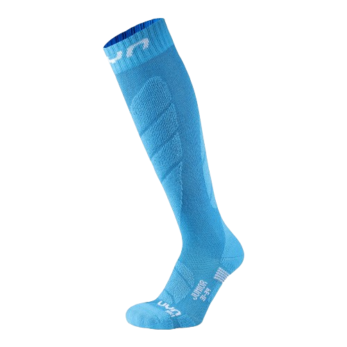 Skisocken UYN Junior Ski Socks Turquiose - 2025/26