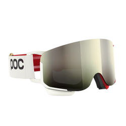 Goggles POC Nexal Mid Rouge/Blanc/Partly Sunny Ivory - 2025/26