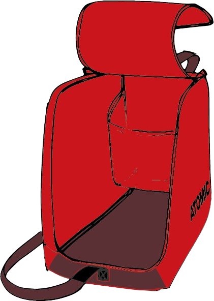 Skischuhtasche Atomic Boot & Helmet Bag Red – 2025/26
