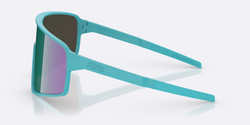 Sunglasses BLIZ P001 Frame Matte Turquoise with Blue Green Lenses