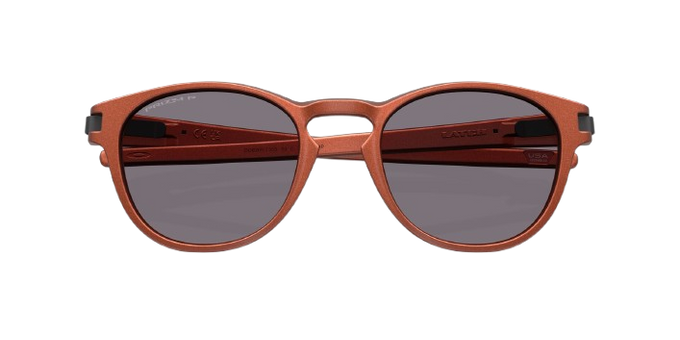 Sunglasses Oakley Latch Fire Orange Frame/Prizm Grey Polarized Lens