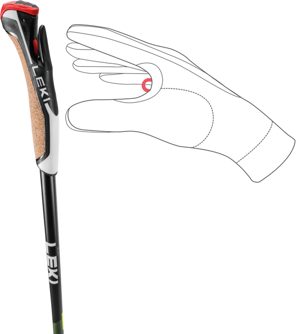 Poles Nordic Walking LEKI Flash Carbon