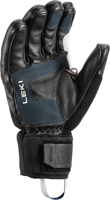 Gloves LEKI Griffin Base 3D Black/Marine - 2025/26