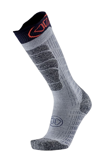 Ski socks Sidas Ski Merino Grey/Orange