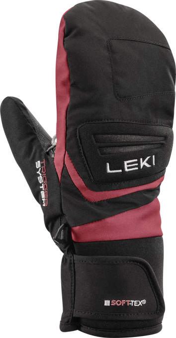 Handschuhe LEKI Griffin 3D Mitt Junior Black/Rose - 2025/26