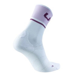 Outdoor Socken UYN Woman Cycling One Light Socks White/Lilac