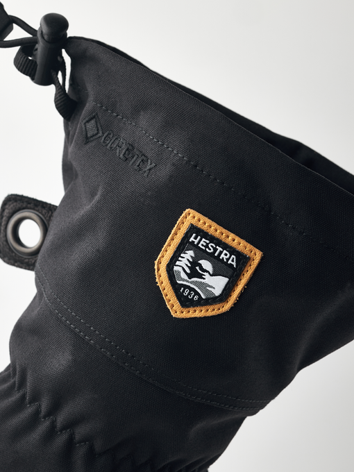 Gloves Hestra Army Leather Gore-Tex Black/Black - 2025/26