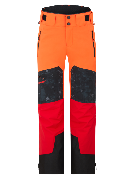 Skihose Ziener Tewes Full-Zip Teamwear Lady Red Orange Pop - 2025/26