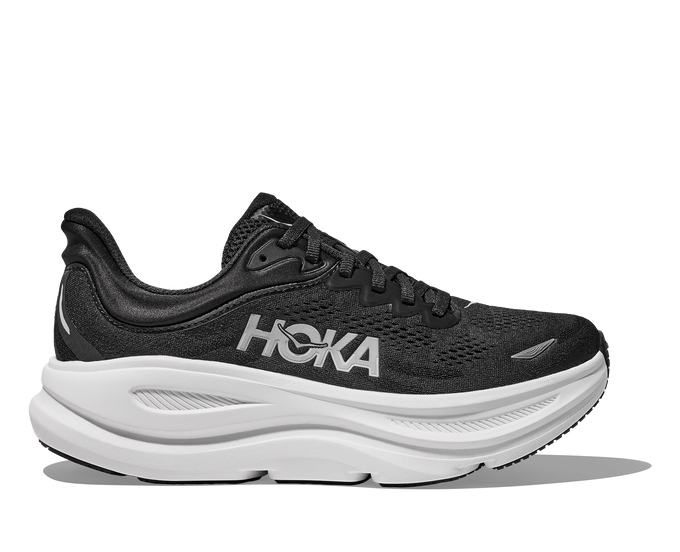 Man Schuhe Hoka Bondi 9 Black/White