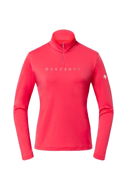 Turtleneck Descente Chest Logo T-Neck Enliven Pink - 2025/26