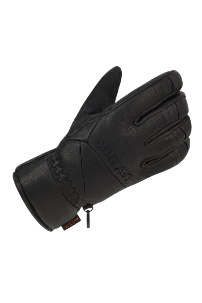 Handschuhe Descente Leather Glove Black - 2025/26