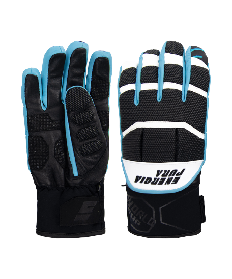 Gloves Energiapura Warrior Black/White/Turquoise - 2025/26
