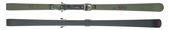 Ski Van Deer Pro RS + Comp 12 GW Khaki - 2025/26