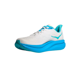 Men shoes Hoka Mach 6 White/Skyward Blue