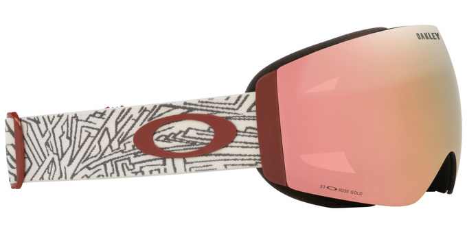 Brille Oakley Flight Deck Pro M Matte Black/Prizm Rose Gold Iridium + Additional lens Prizm Snow Black Iridium - 2025/26