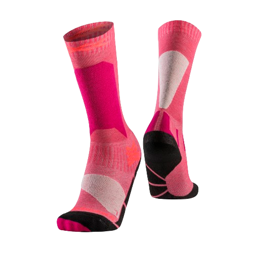 Ski socks X-socks Ski Discover OTC JR Light Pink/Light Sand - 2025/26