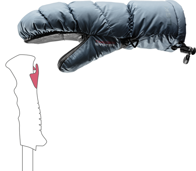 Handschuhe LEKI Glace 3D Women Mitt Blue - 2025/26