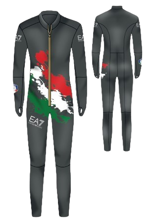 Rennanzug Emporio Armani Fisi Ski Suit Dark Grey - 2024/25