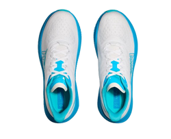 Man Schuhe Hoka Mach 6 White/Skyward Blue