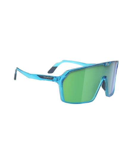 Sunglasses Rudy Project SPINSHIELD Crystal Azur/Multilaser Green