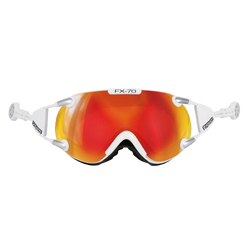 Brille Casco FX70 Carbonic White Orange - 2025/26