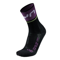 Outdoor Socks UYN Woman Cycling One Light Socks Black/Violet