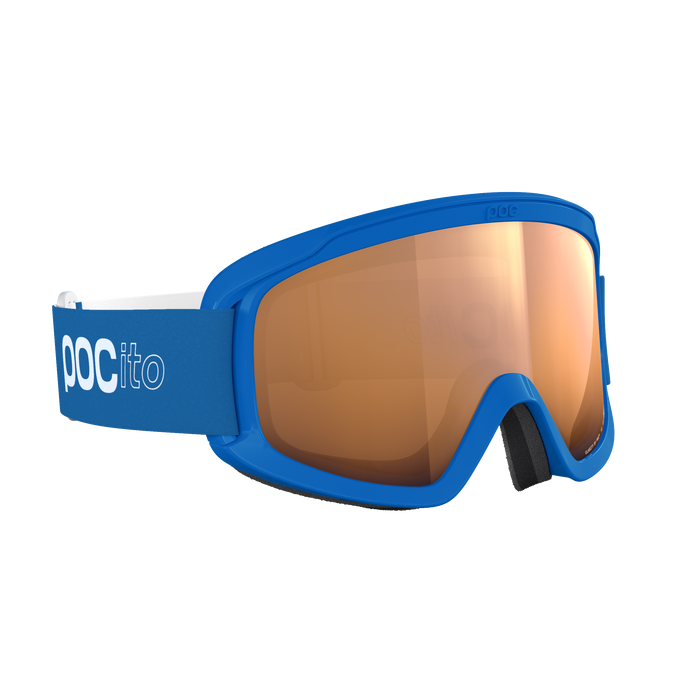 Goggles POC POCito Opsin Fluorescent Blue/Partly Sunny Light Orange - 2025/26