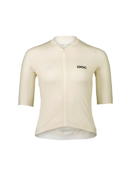 Fahrradtrikot POC W's Pristine Jersey Okenite Off-White