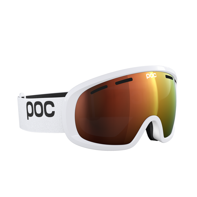 Ski goggles POC Fovea Mid Hydrogen White/Partly Sunny Orange - 2025/26