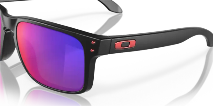 Sunglasses Oakley Holbrook Matte Black/Positive Red Iridium - 2023