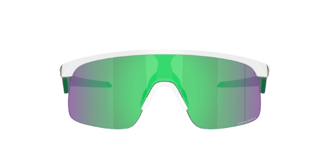Sonnenbrille Oakley Resistor Matte White Frame/Prizm Jade Lenses