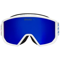 Brille Briko Vulcano Mask Italia White/Science Blue - 2025/26