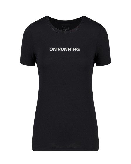 T-shirt On Running RUN ON-T Women Black - 2025