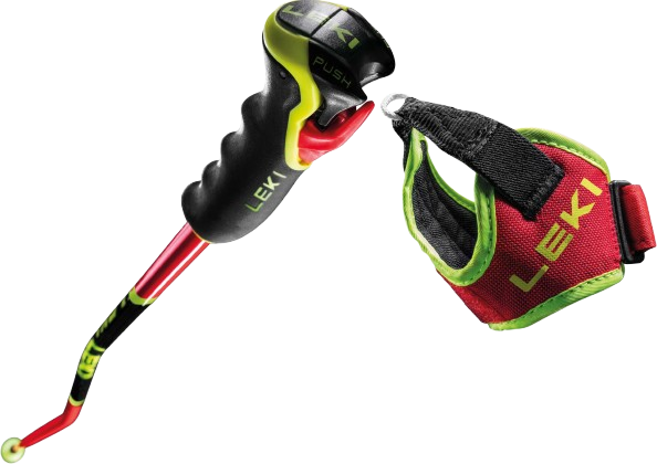 Poles LEKI WCR SG/DH 3D Red - 2025/26