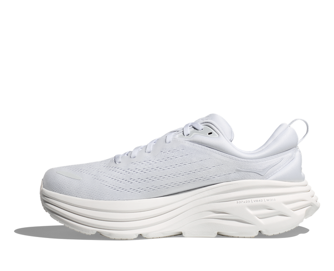Man Schuhe Hoka Bondi 8 White/White