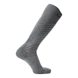 Ski socks UYN Woman Ski One Comfort Fit Grey/Purple - 2025/26