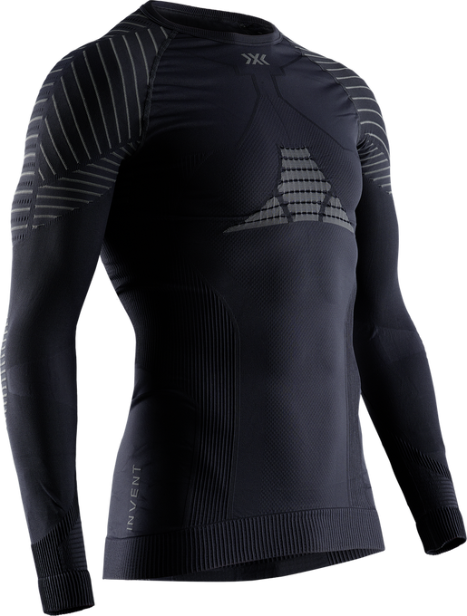 Thermal underwear X-bionic Invent 4.0 Shirt LG SL Men Black/Charcoal - 2025/26