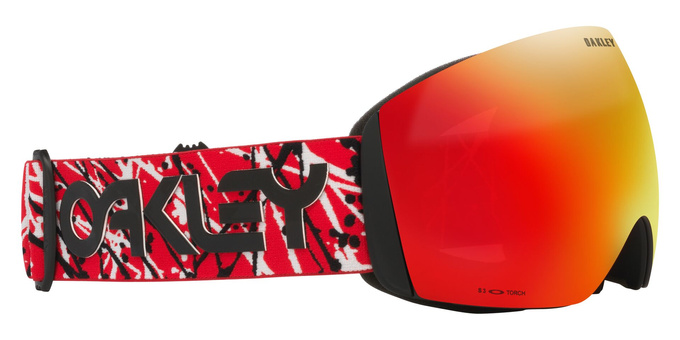Brille Oakley Flight Deck L Red Eddie/Prizm Snow Torch Iridium - 2025/26