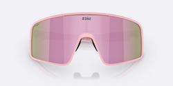 Sonnenbrille BLIZ P001 Frame Matte Powder Pink with Brown W Rose Multi Lenses