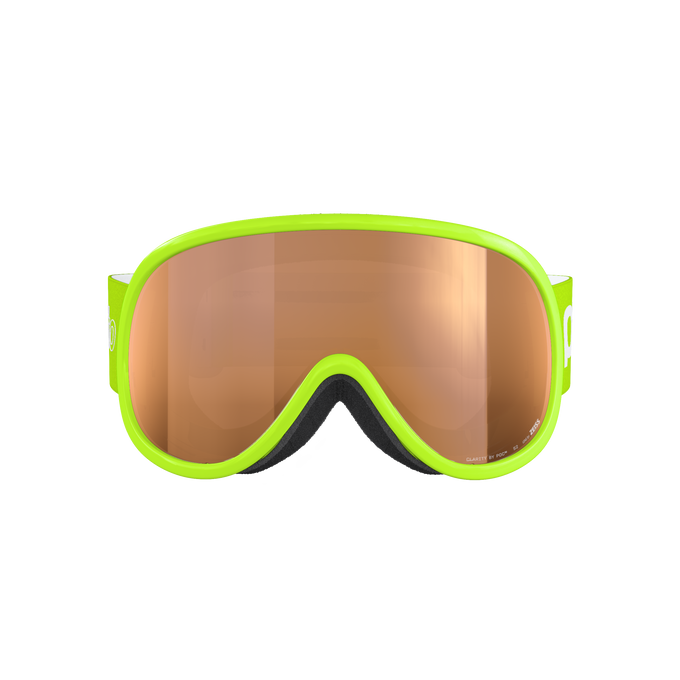 Goggles POC Pocito Retina Fluorescent Yellow/Green/Partly Sunny Light Orange - 2025/26