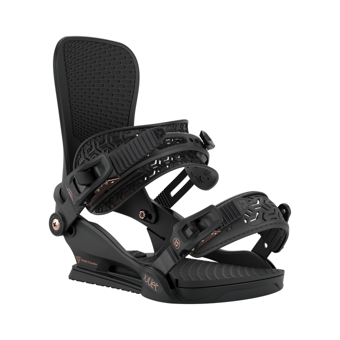 Snowboard Bindings Union Juliet Black - 2025/26