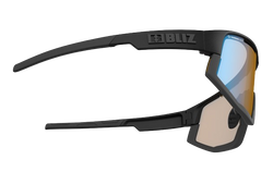 Sonnenbrille BLIZ Fusion Nano Nordic Light Matt Black/Coral Orange Blue