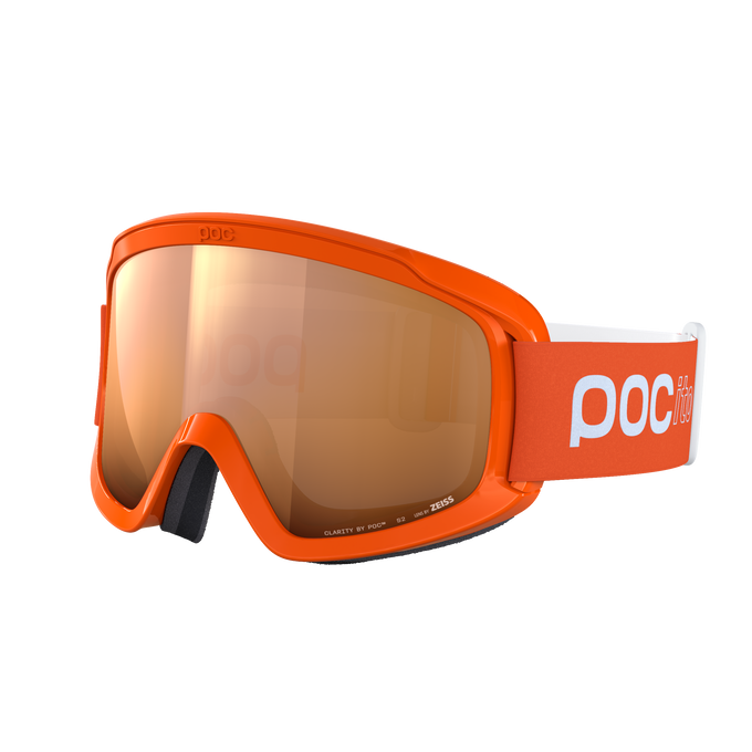 Goggles POC POCito Opsin Fluorescent Orange/Partly Sunny Light Orange - 2025/26