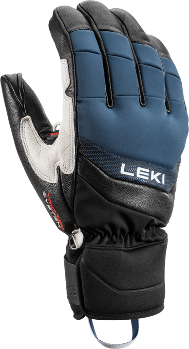 Gloves LEKI Griffin Base 3D Black/Marine - 2025/26