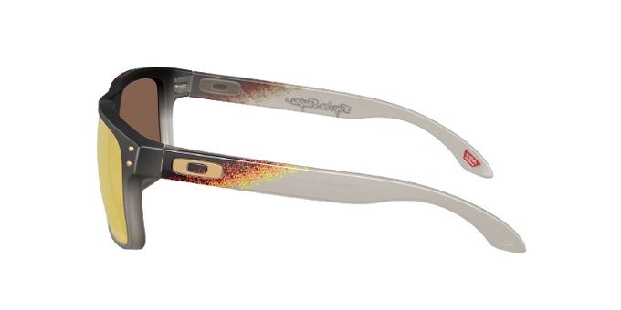 Sunglasses Oakley Holbrook Troy Lee Designs Black Fade Frame/Prizm 24K Polarized Lenses