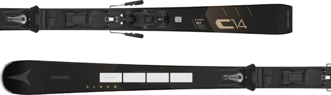 Skis Atomic Cloud C14 Revoshock S + MI 12 GW Black/Smoke - 2024/25