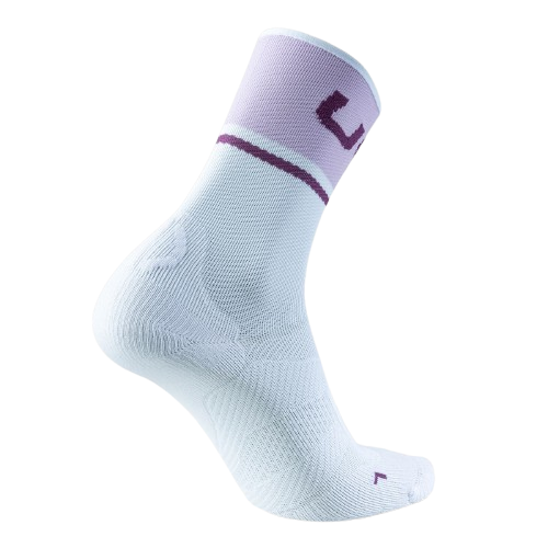 Outdoor Socks UYN Woman Cycling One Light Socks White/Lilac