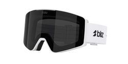 Brille Bliz G001 Matte White Frame/Smoke Lens - 2025/26