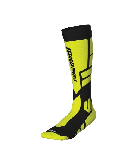 Skisocken Energiapura PRO Socks Fluo Yellow/Black - 2024/25