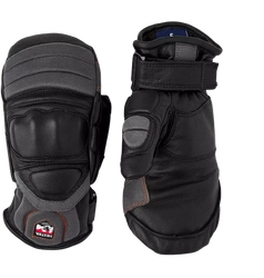 Gloves Hestra Impact Racing Jr. Mitt Black/Flame Red - 2025/26